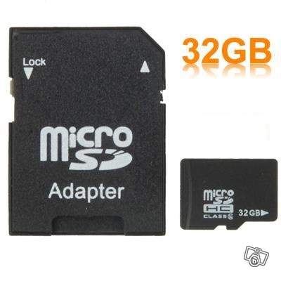 Carte mémoire Micro-SD HC 32go